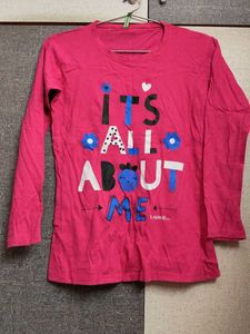 Cute Pink "It's All About Me" Top