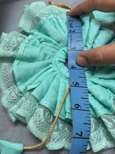 Beautiful Mint Green ladoo gopal dress