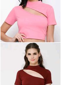 Combo of two Chic Cut-Out Crop Top