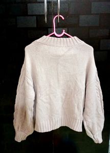 Knit Drop Shoulder Sweater