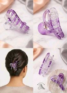 Cute Purple Bow Hair Claw Clip