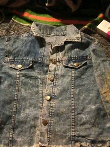 Distressed Denim Jacket