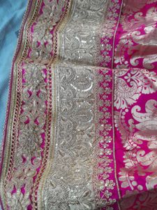 Beautiful Pink &amp; Gold Lehenga Choli