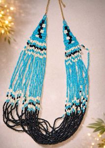 Boho Beaded Statement Necklace