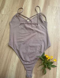 Criss-Cross Strap Bodysuit