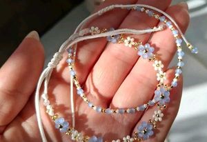 Boho Beaded Flower Bracelets