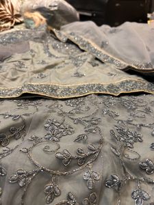 Partwear Grey Lehnga
