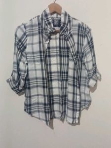 women's check Casual Shirt