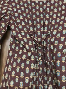 Bohemian Printed Long Sleeve corset Kurta