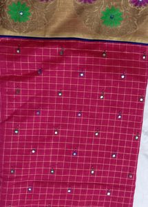 Not Used Pink Saree