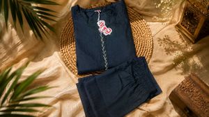 Men's Black Co-Ord Set