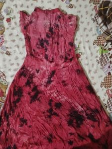 Stylish Tie-Dye Dress shut
