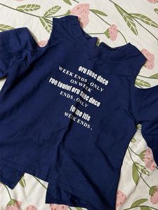 Navy Blue Graphic T-Shirt
