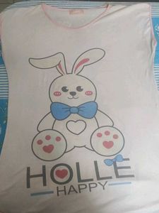 Cute Bunny Nightsuit Top