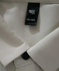 Men's White Polo Shirt with Logo