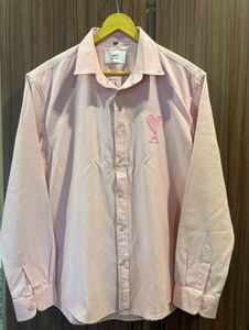 AMI Paris Pink Button-Down Shirt