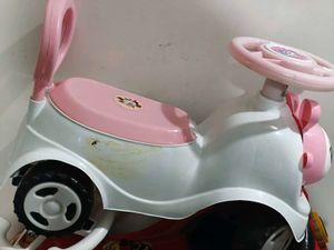 Pink &amp; White Ride-On Toy Car