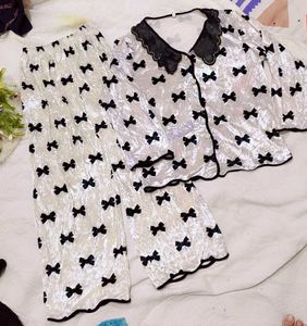 very cute Bow Pajama Set👍