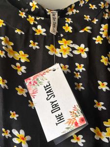 Cute Floral Print Crop Top
