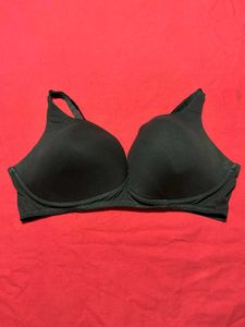 M&amp;S Black Full Coverage Bra – 42DD