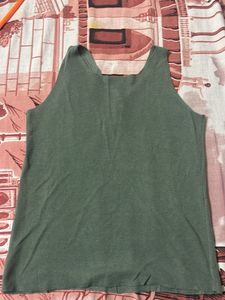 ribbed sea green top