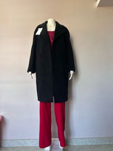 Black overcoat Coat NON NEGOTIABLE