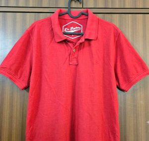 Men's Red Polo Shirt (size L)