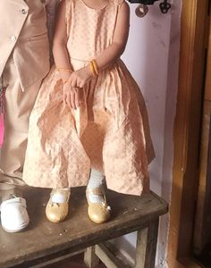 Cute Patterned Girls' Dress
