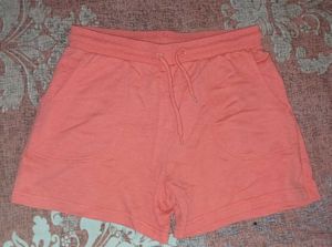 Peach Drawstring Lounge Shorts