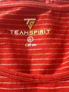 teamspirit red t shirt