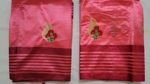 combo of 2 saree in pink colour