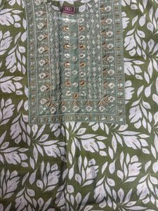 Green Kurta Set with Dupatta