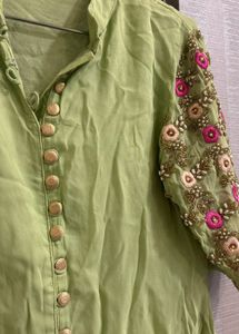 Elegant Light Green Kurta Set