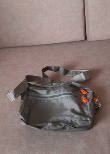 Unused Unisex Stylish Grey Sling  Bag
