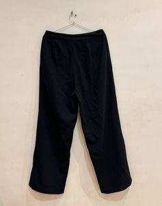 Pantaloons Black Pants With Open Slit