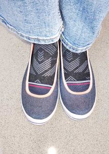 Cute Blue denim Ballerinas