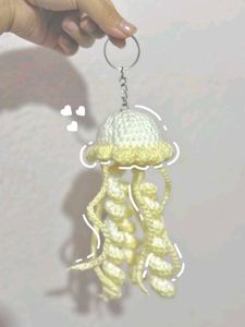 Handmade Crochet Bag keychain.💓