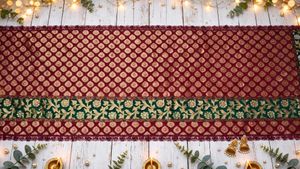 Elegant Silk Blend Saree with Blouse