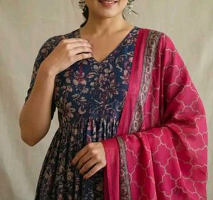 women kurti pant dupatta set