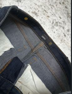 Y2K Smog Denim Dark Wash Straight-Leg Jeans