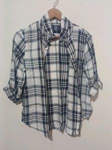 women's check Casual Shirt