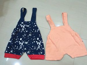 combo of 2 ,Cute Baby Overalls Set