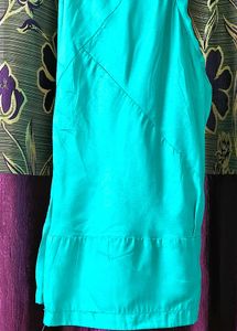 Chudidar Shalwar sea green soft and silk fabric