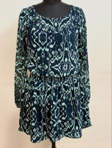 Stylish Printed Mini Dress