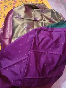 real zari work silk saree