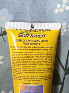 Spring Soft Touch Sunblock SPF 60