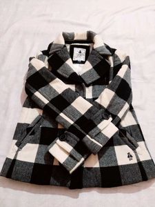Checkered Black &amp; White Jacket