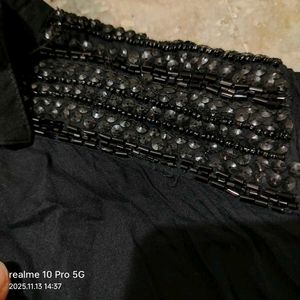 Black Embellished Top
