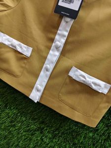 Stylish Mustard Cropped Top