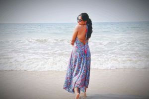 🎀Beach Floral Printed Maxi Dress